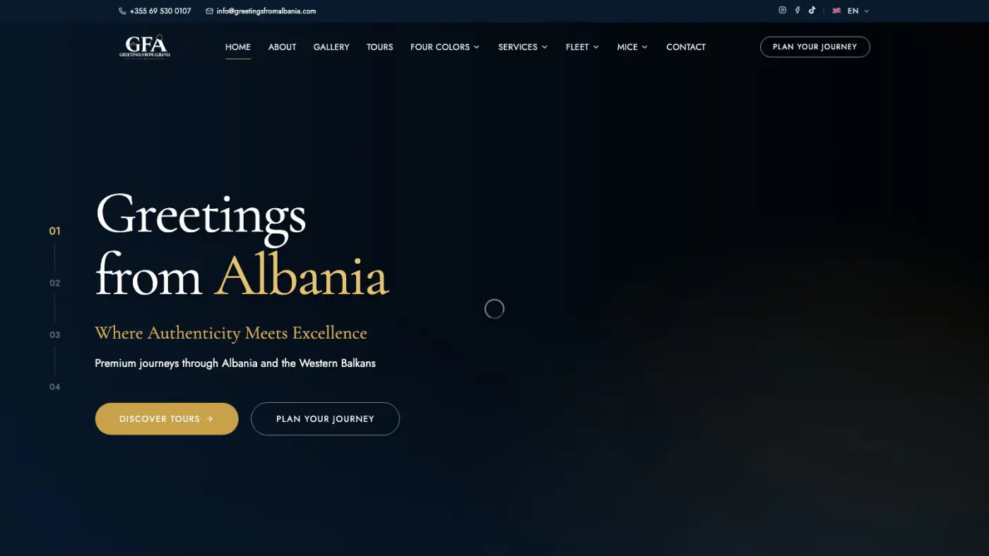 Greetings From Albania, Turismo