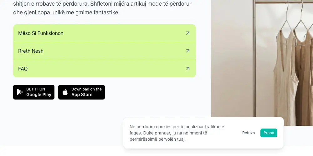 Thrift Albania, detaji 2